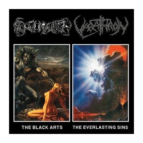 NECROMANTIA / VARATHRON "Black Arts / The Everlasting Sins" CD