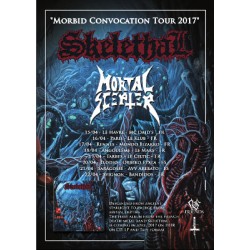 SKELETHAL "Morbid Convocation Tour 2017" A3 Poster