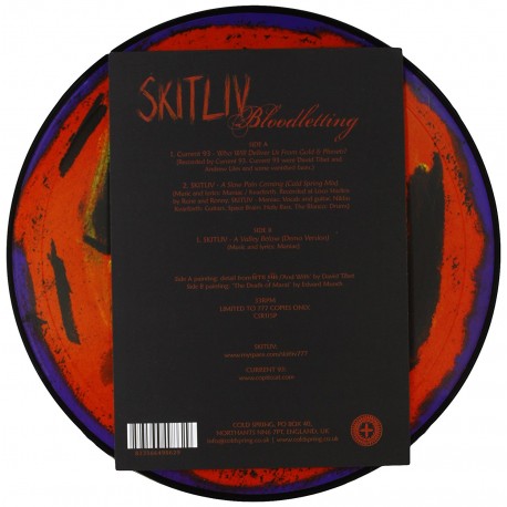 CURRENT 93 / SKITLIV "Bloodletting" 10" PD
