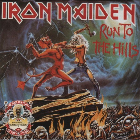 IRON MAIDEN "Run To The Hills /The Number Of The Beast" CD ORIG 1990
